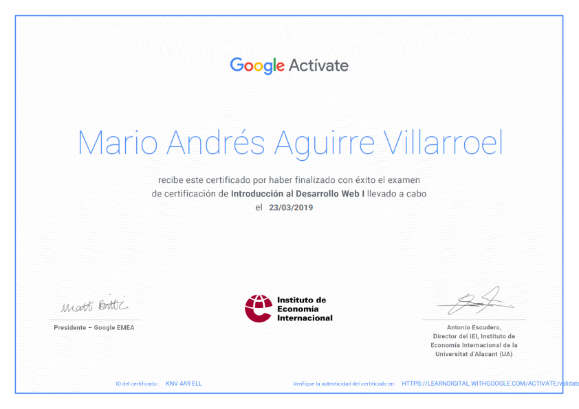 Certificación en Desarrollo Web HTML y CSS (Parte 1)